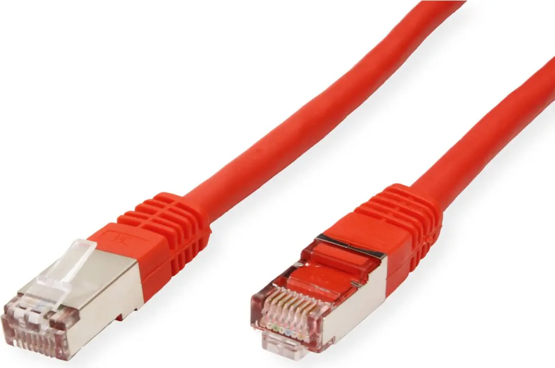 Value Patchkabel Cat.6 S/FTP PiMF - Rood 1m