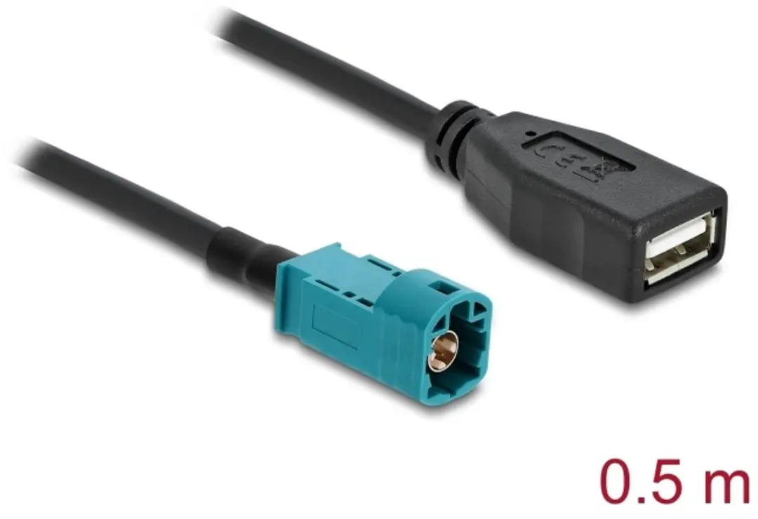 Delock HSD Z naar USB 2.0 Type-A Kabel 0,5m