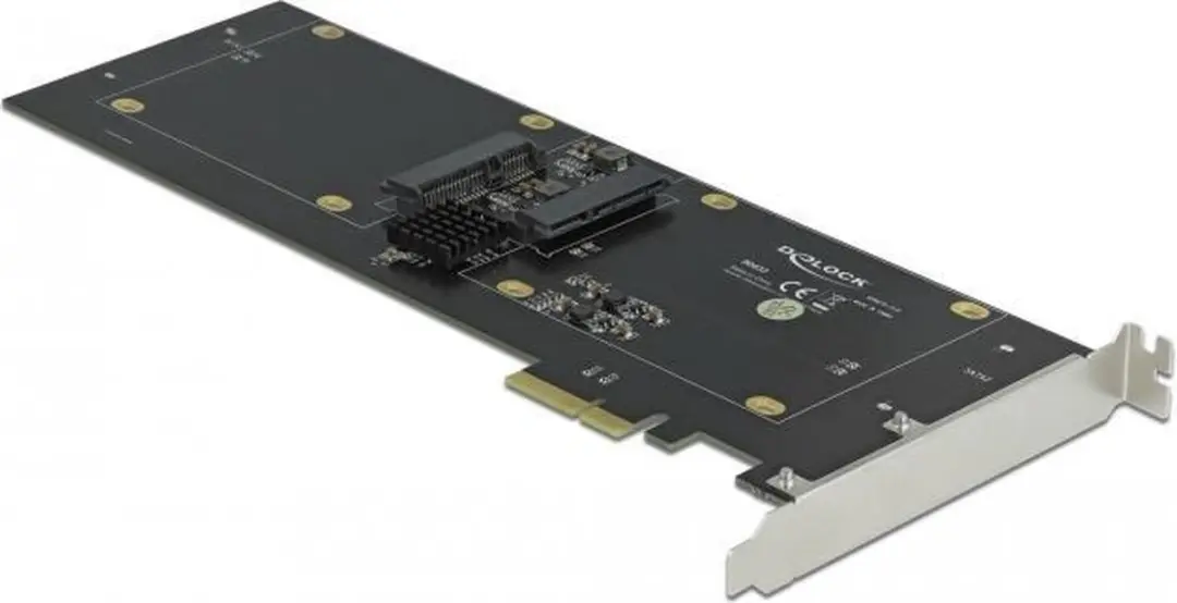 Delock PCIe x2 Kaart 4x SATA HDD/SSD - RAID - Zwart
