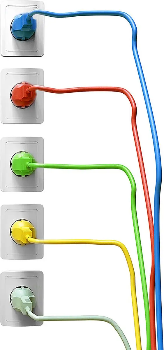 ACT AK5127 Netsnoer Schuko - C13 10m - Zwart