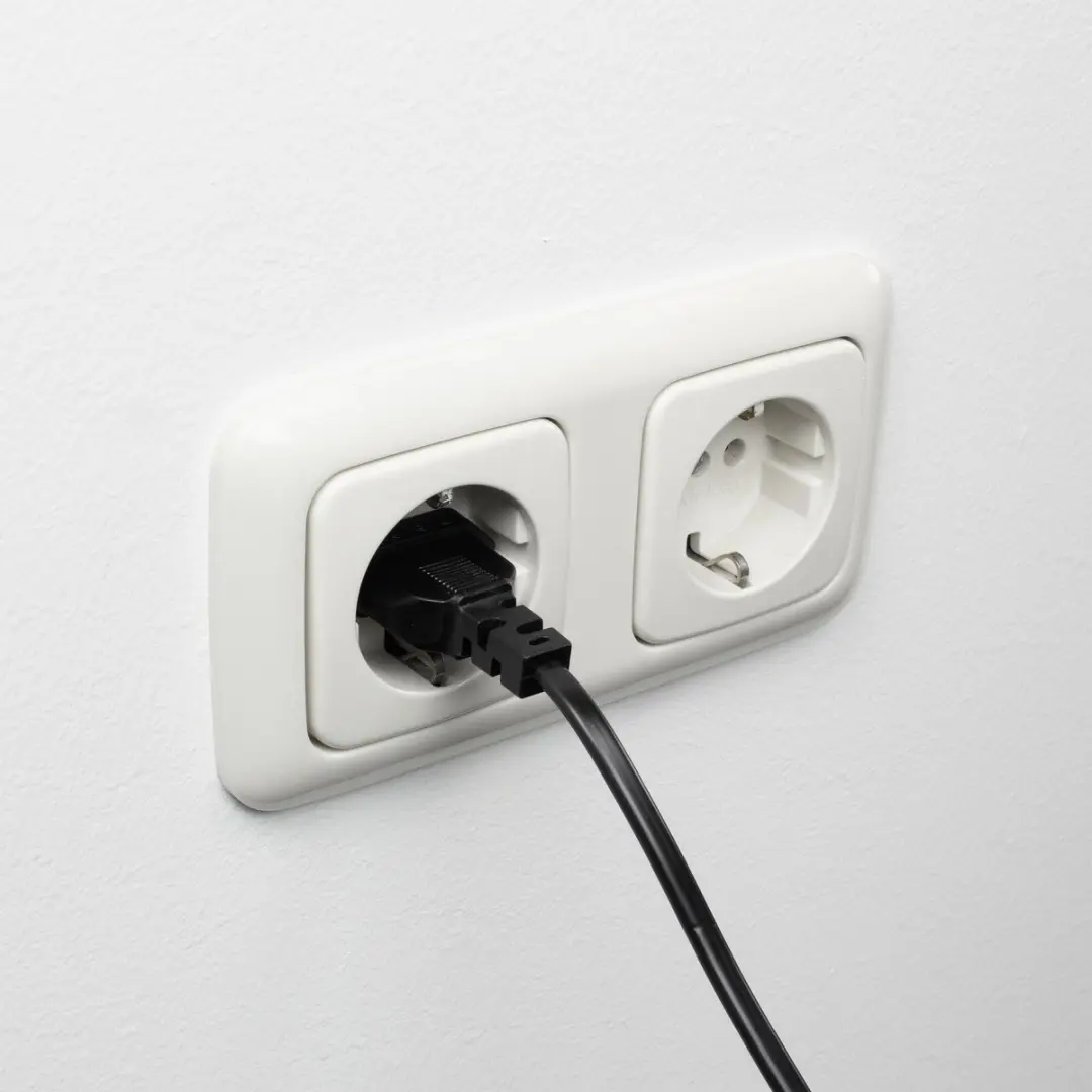 ACT AK5418 Netsnoer Euro C7 - 2m - Zwart