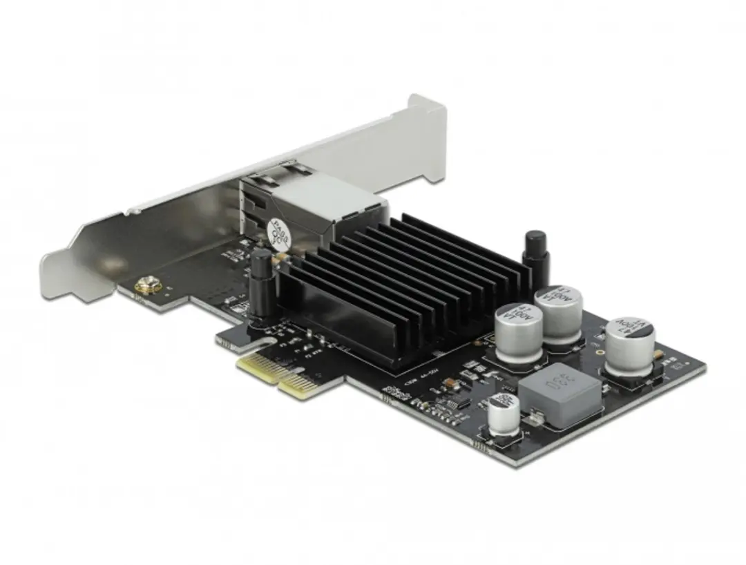 Delock PCIe x1 Gigabit LAN PoE+ i210 - Zwart