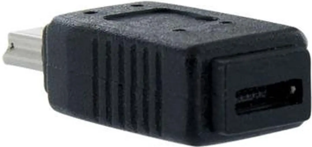 Startech Micro USB naar Mini USB Adapter F/M - Zwart