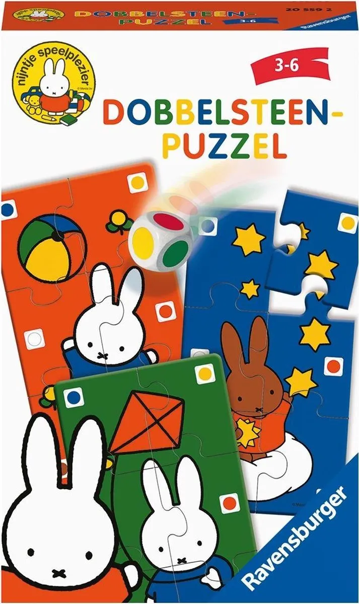 Ravensburger Nijntje Dobbelpuzzel 205592