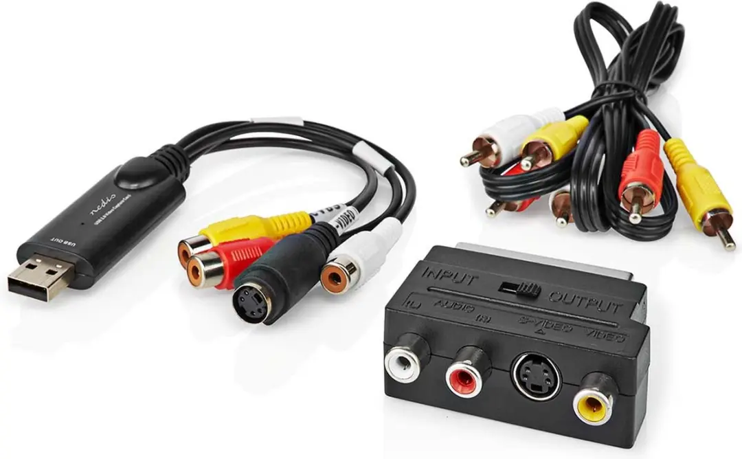 Nedis VGRRU101BK Videograbber - USB 2.0 - 480p - Zwart