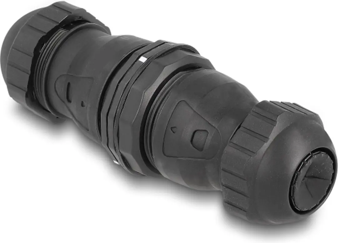Delock LSA naar LSA Cat.6A IP68 Connector - Zwart