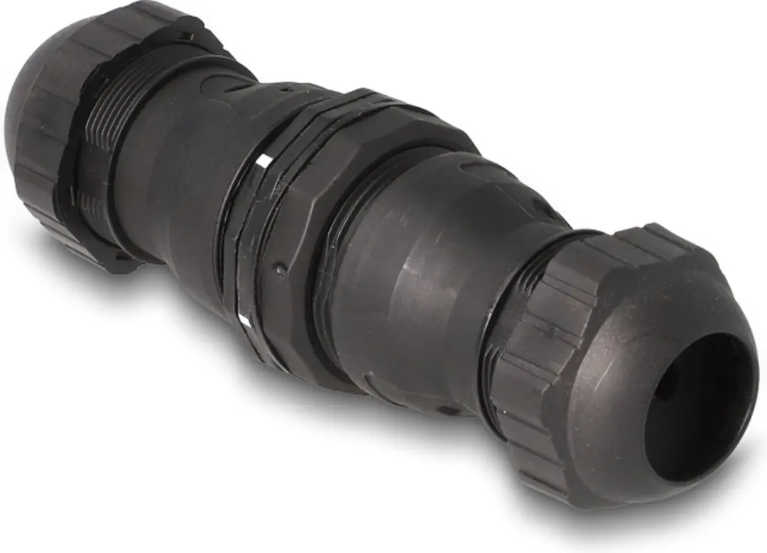 Delock RJ45 Cat.6A Kabelconnector IP68 - Zwart