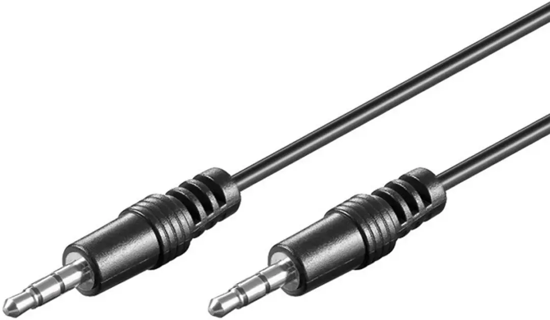 Goobay AUX Audiokabel 3.5mm Stereo 0.6m - 10 Stuks - Zwart