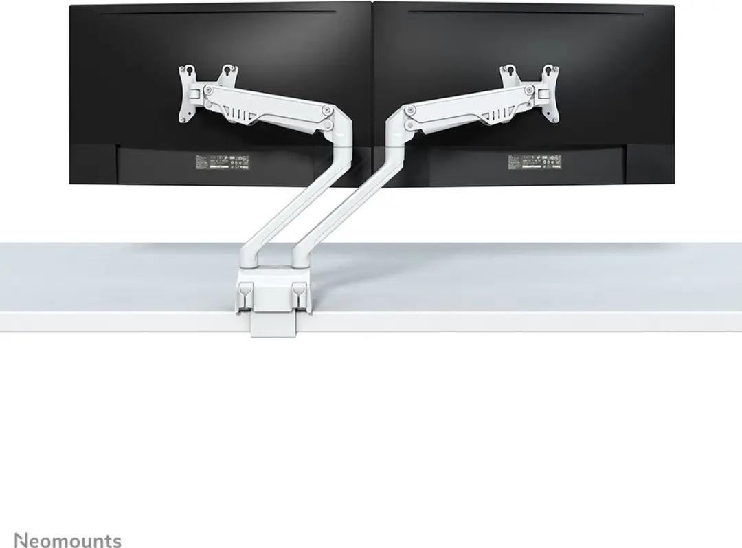Neomounts FPMA-D750DWHITE2 Monitorarm 2 schermen - 10-32" - 2x8kg - wit