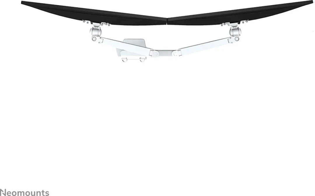 Neomounts FPMA-D750DWHITE2 Monitorarm 2 schermen - 10-32" - 2x8kg - wit - afbeelding 6 van 6