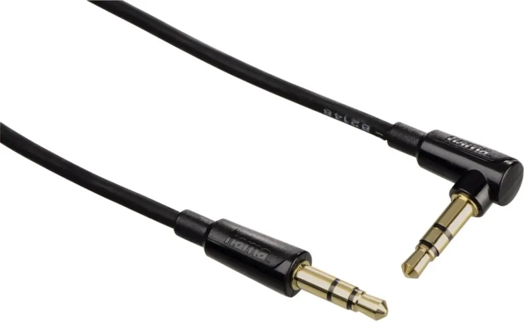 Hama Audiokabel Flexi Slim 3,5mm Jack 1,5m - Zwart