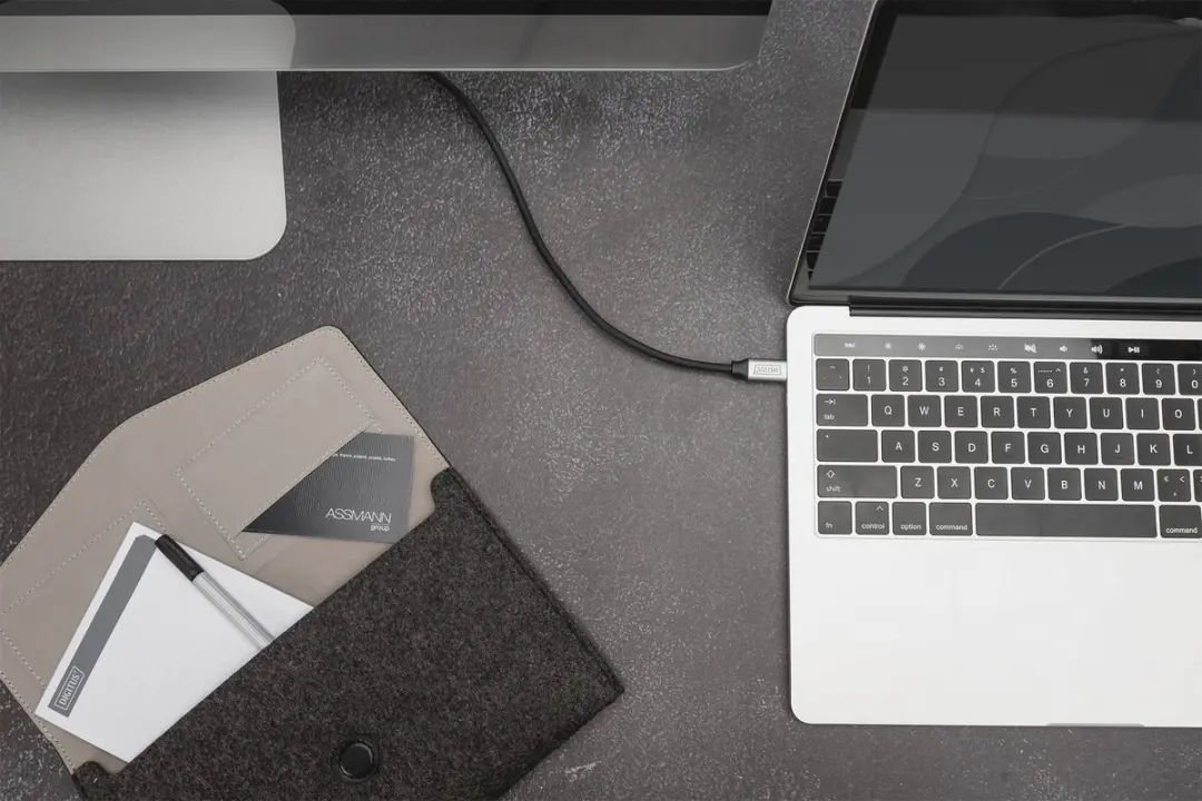 Digitus DB-300220-010-S USB-C Kabel 1m - USB 3.2 Gen1 - Zwart