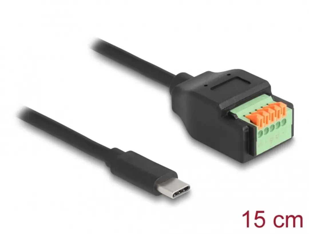 Delock USB Type-C naar Terminal Block Adapter