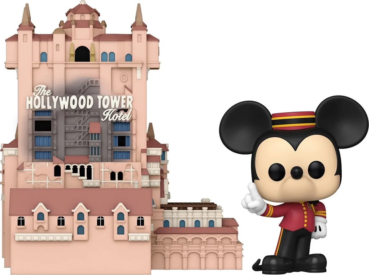 Funko Pop #31 Hollywood Tower Hotel & Mickey Mouse - Multi - afbeelding 3 van 4