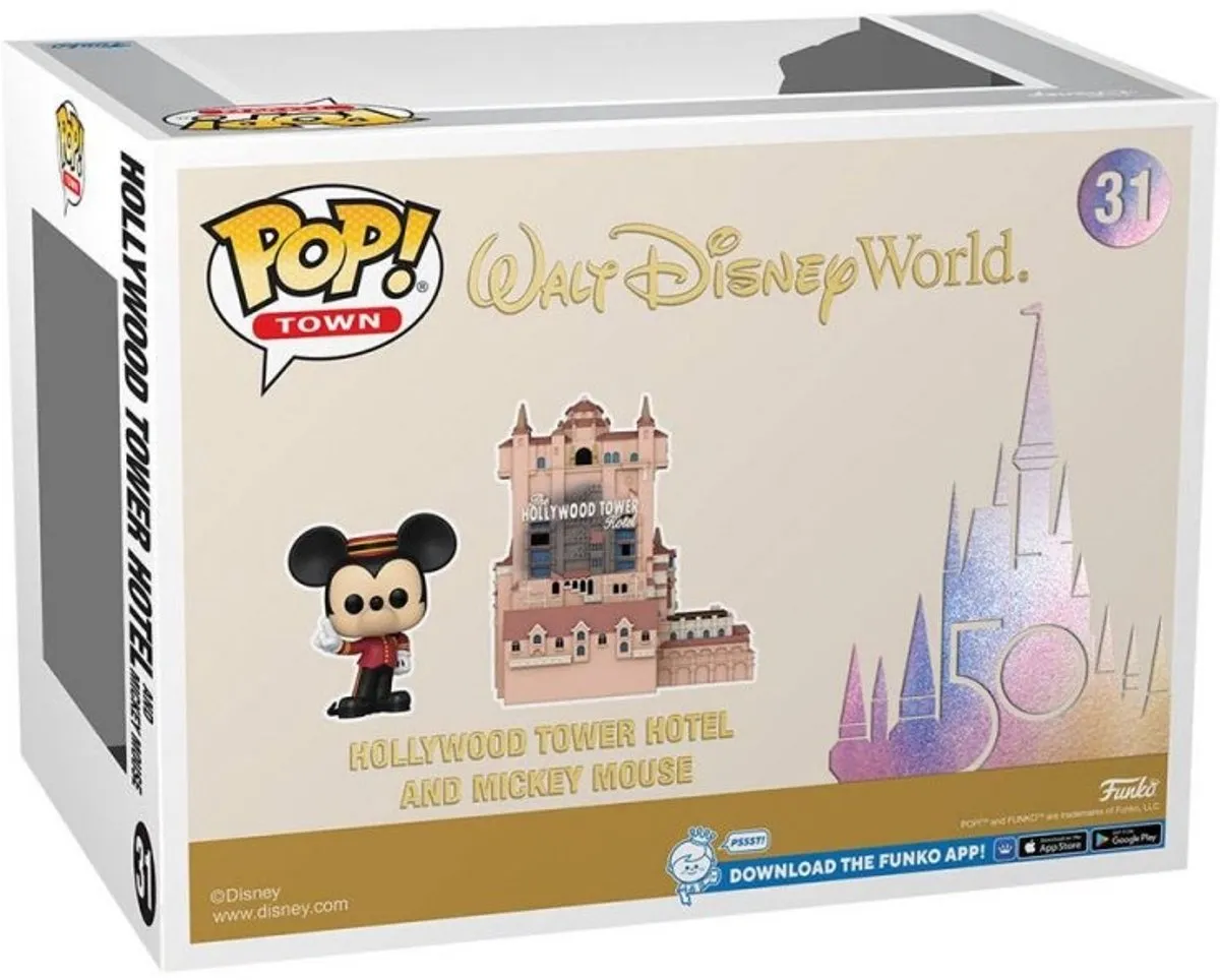 Funko Pop #31 Hollywood Tower Hotel & Mickey Mouse - Multi - afbeelding 4 van 4