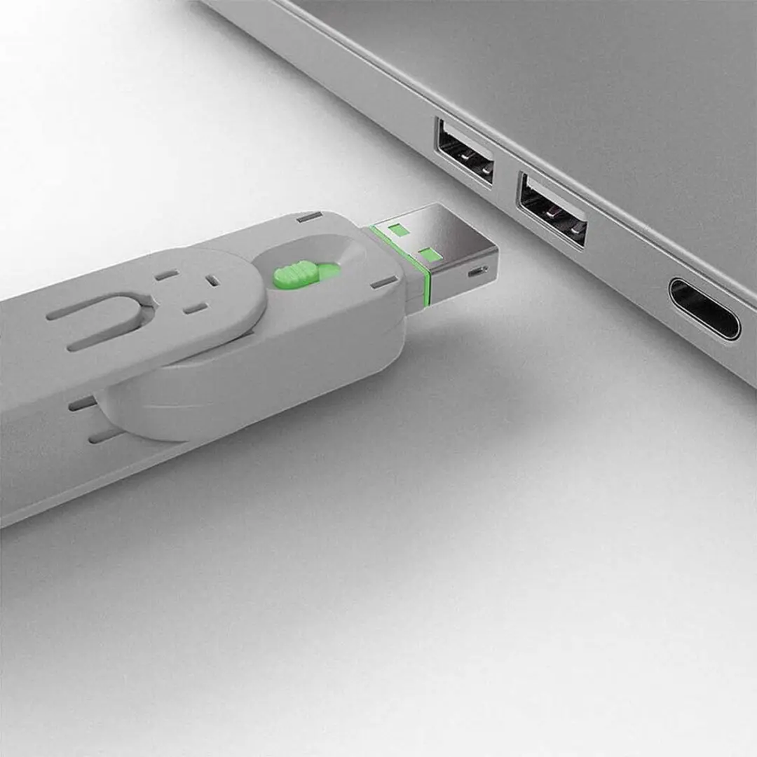 Lindy USB-Lock + Sleutel USB-A Set - 4 Stuks Groen - afbeelding 6 van 6