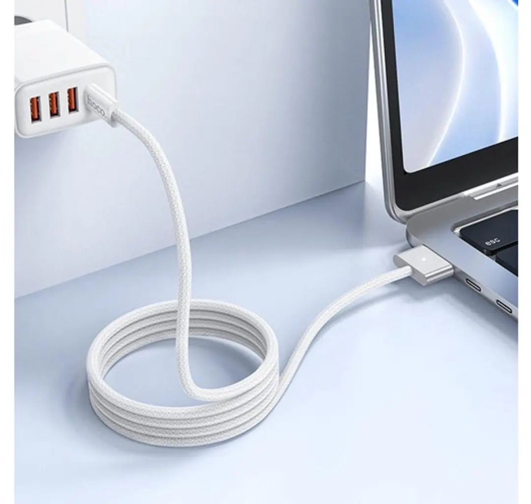 Hoco USB-C 3 Kabel 140W 2m - Wit