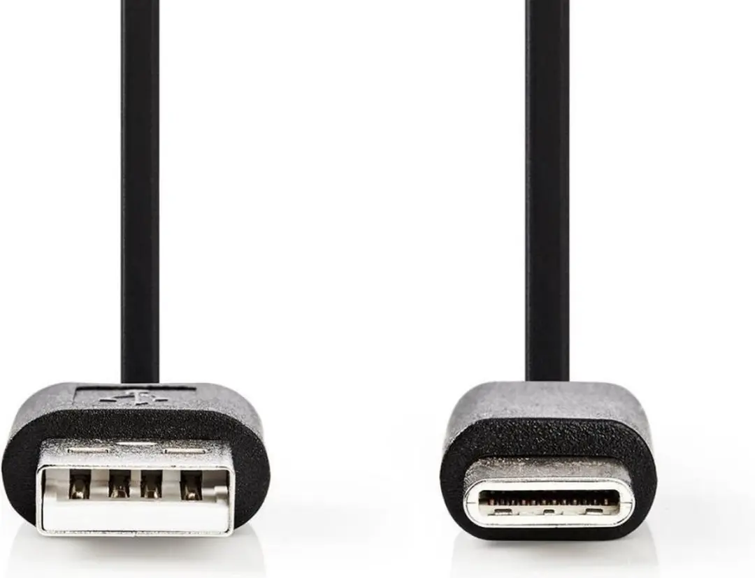 Nedis USB 2.0 USB-A naar USB-C Kabel 15W 480Mbps 3m - Zwart