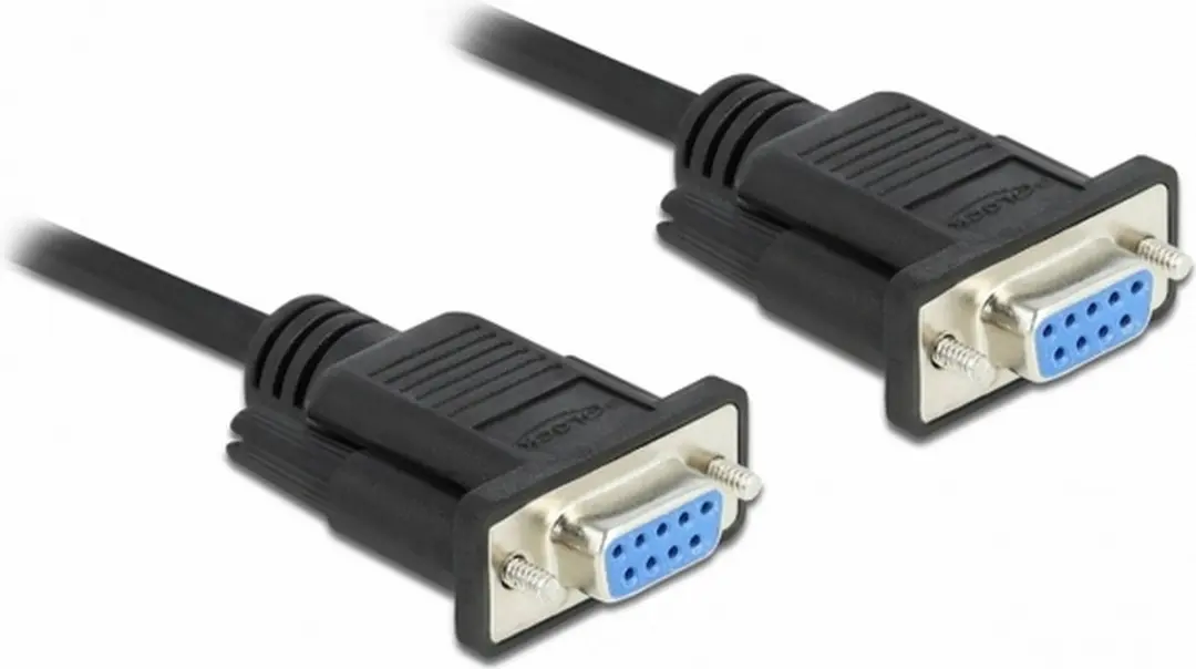 Delock RS-232 Null Modem Kabel D-Sub 9 F-F - 1m