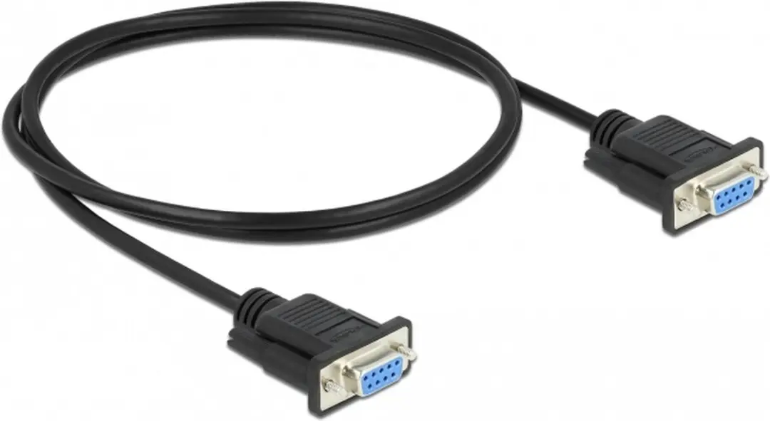 Delock RS-232 Null Modem Kabel D-Sub 9 F-F - 1m