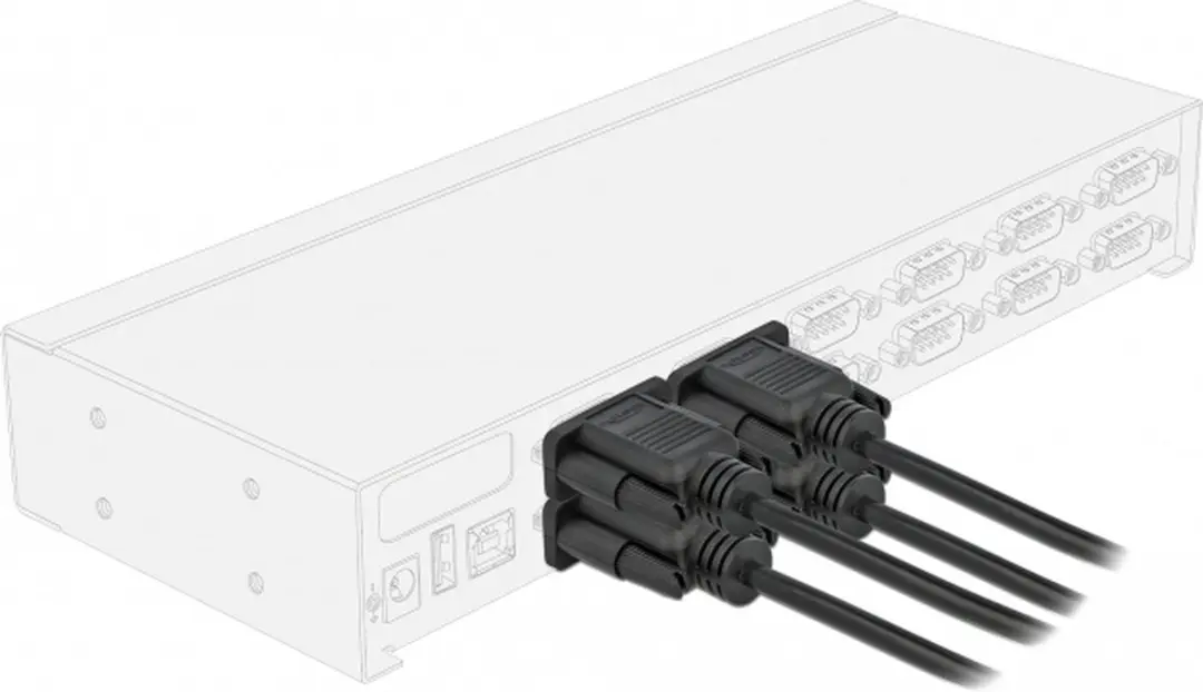 Delock RS-232 Null Modem Kabel D-Sub 9 F-F - 1m