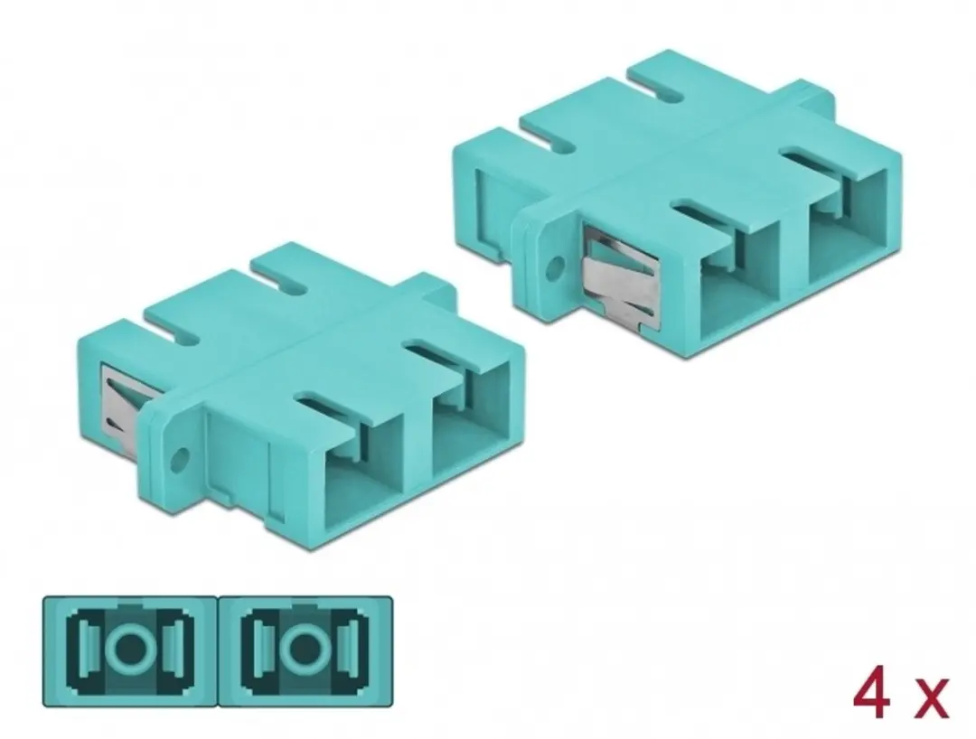 Delock SC Duplex Koppler MM 4 Stuks