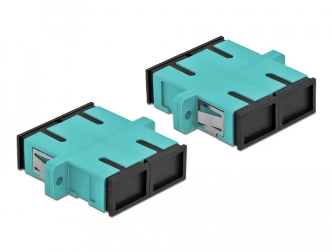 Delock SC Duplex Koppler MM 4 Stuks - Lichtblauw