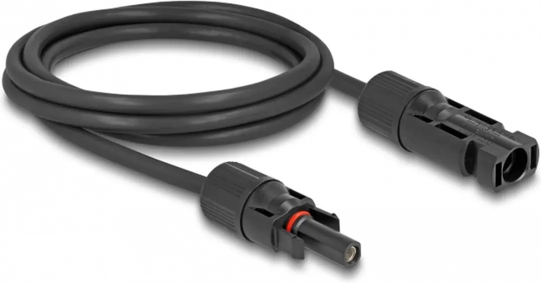 Delock DL4 Solar Kabel 6mm² M-F 3m - Zwart