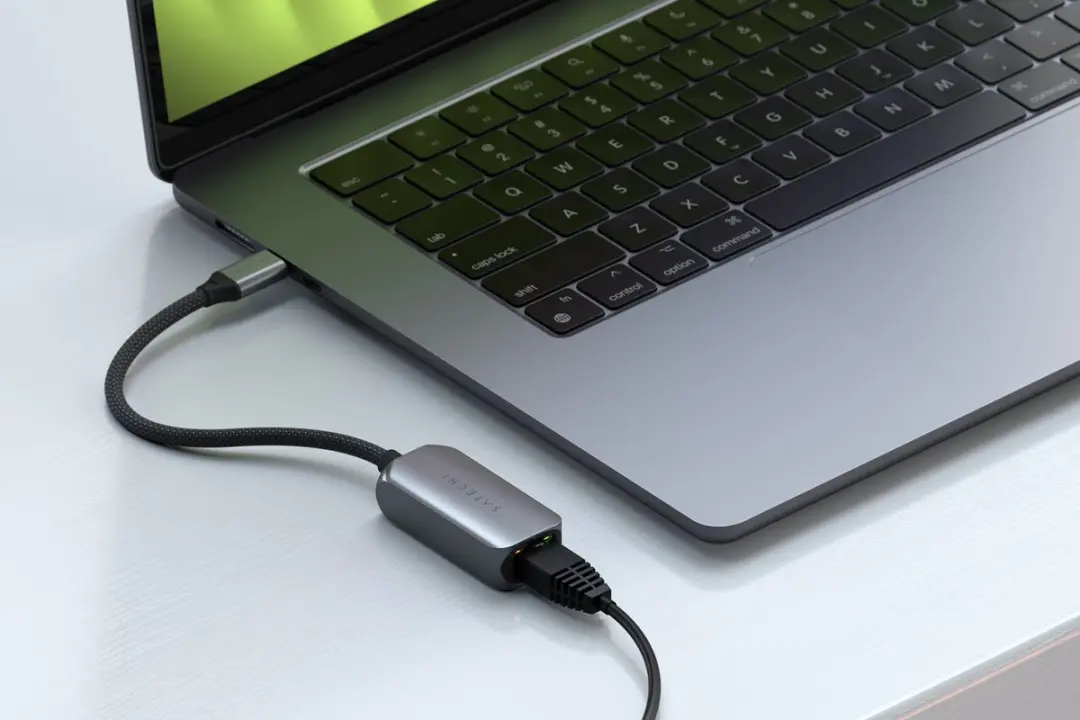 Satechi ST-AE25M USB-C 2.5G Ethernet Adapter - Grijs - afbeelding 6 van 6