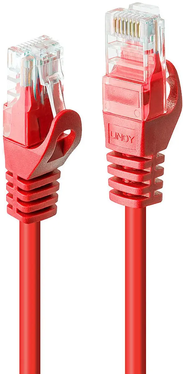 Lindy CAT 6 Patchkabel 10m - Rood
