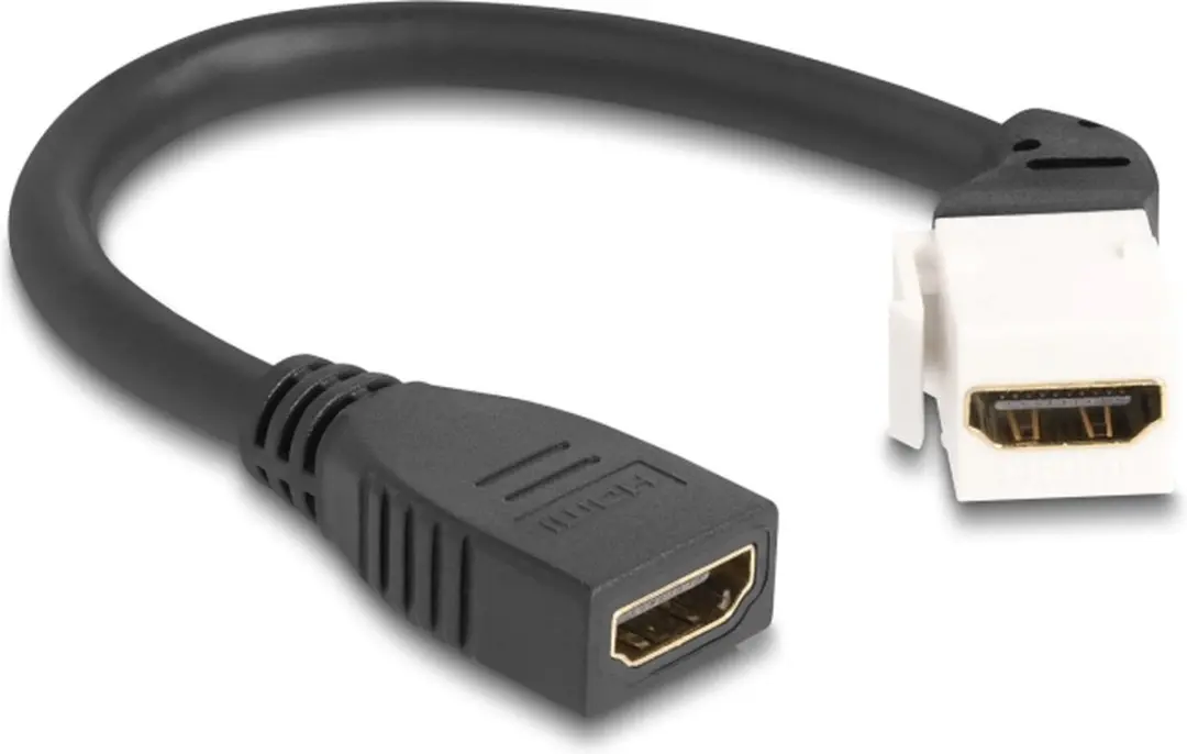 Delock HDMI Haaks Keystone Module 90322 - 45° Wit
