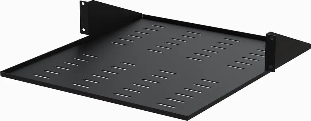 Startech CABSHF2POSTV2 Serverrek Legplank - Center Mount - Zwart