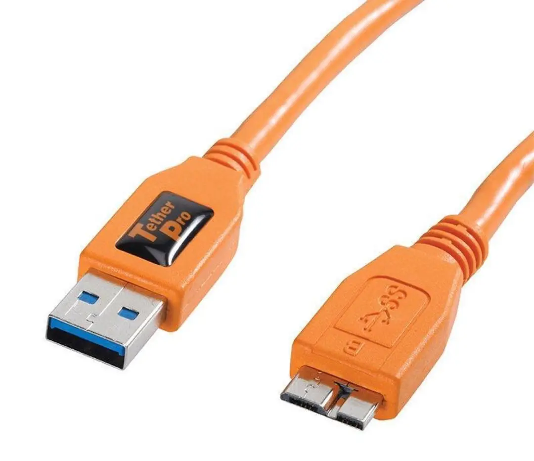 Tether Tools TetherPro USB 3.0-A Micro-B 4,6m - Oranje