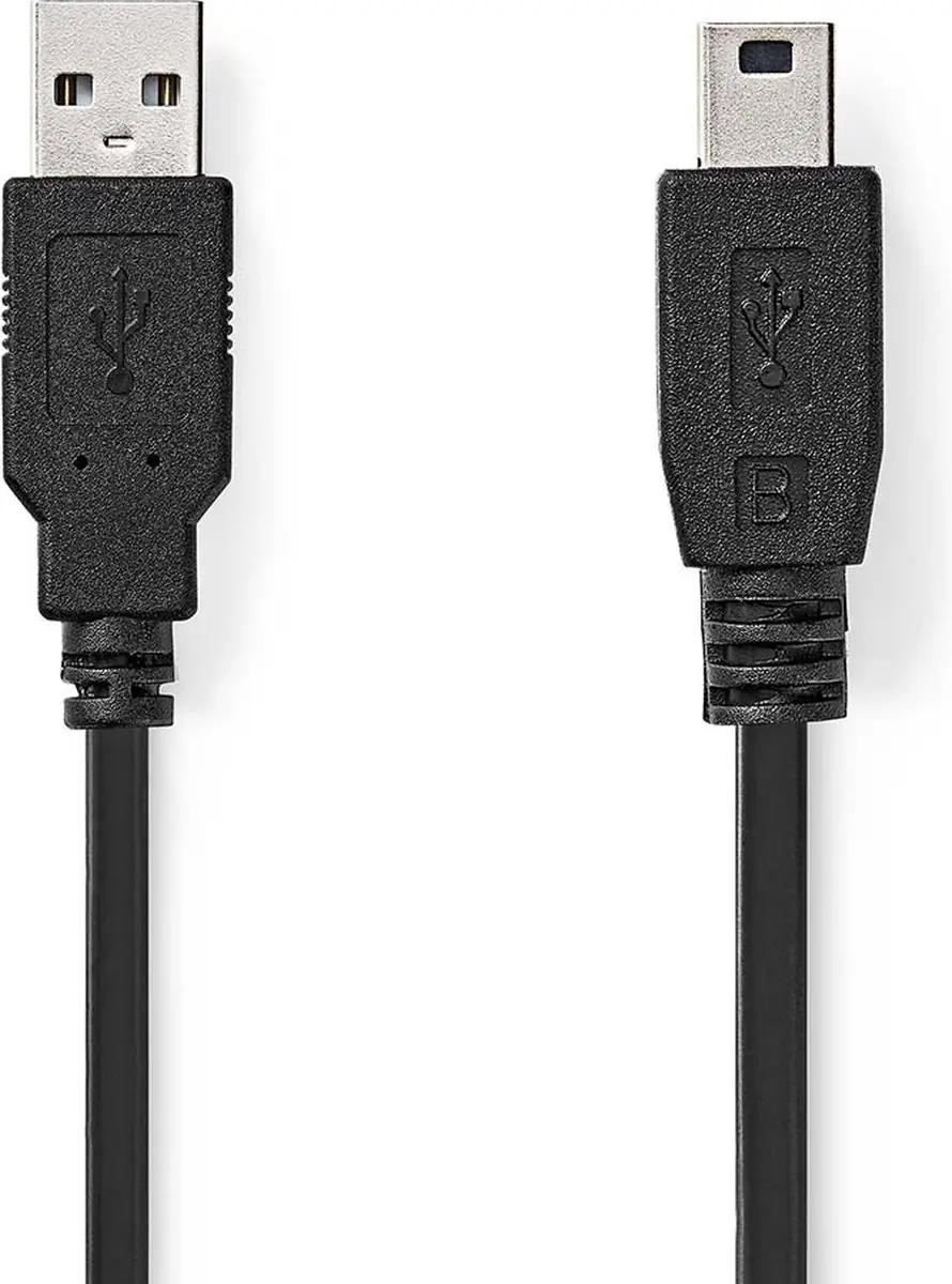 Nedis USB 2.0 A naar Mini-B Kabel 2m