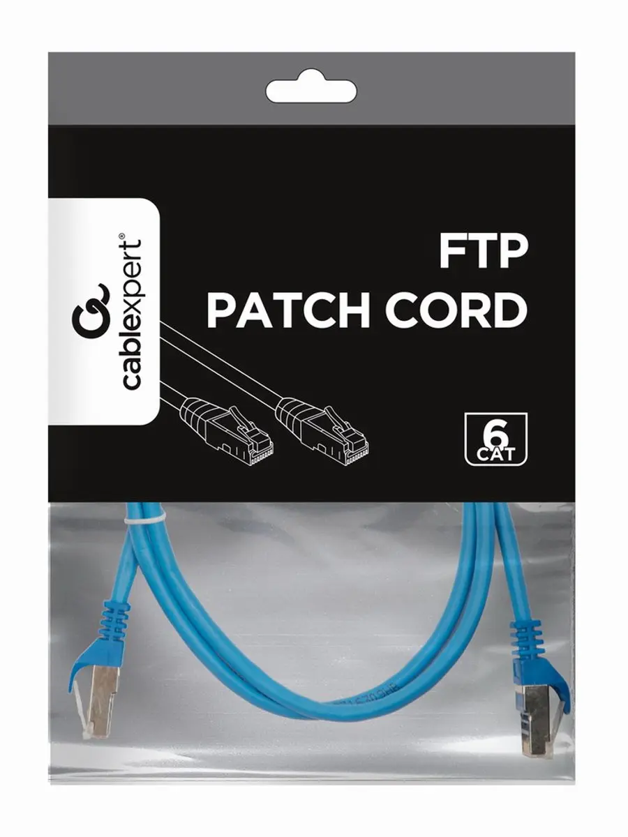 Gembird CablExpert PP6-1M/B FTP Cat6 Netwerkkabel - Blauw