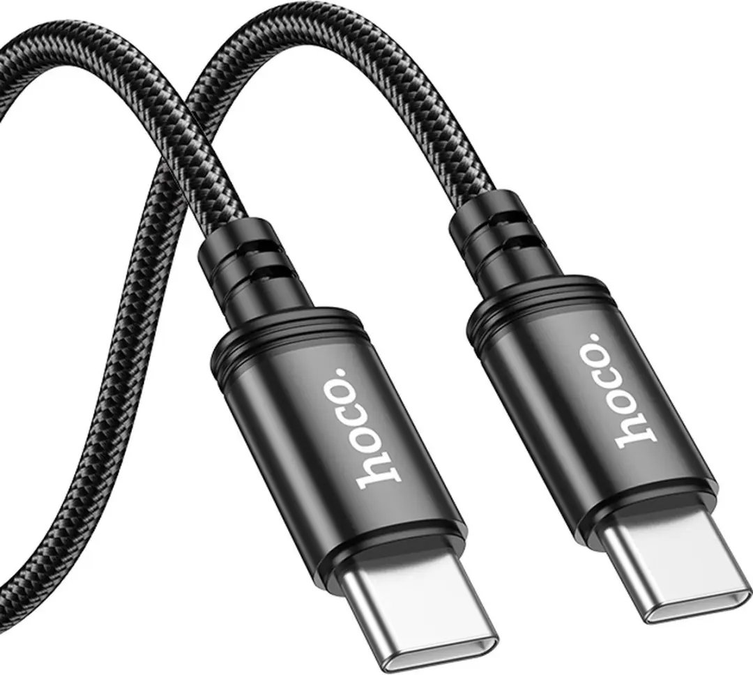 Hoco X91 Type-C Gevlochten Kabel 3m 60W - Zwart - afbeelding 6 van 6
