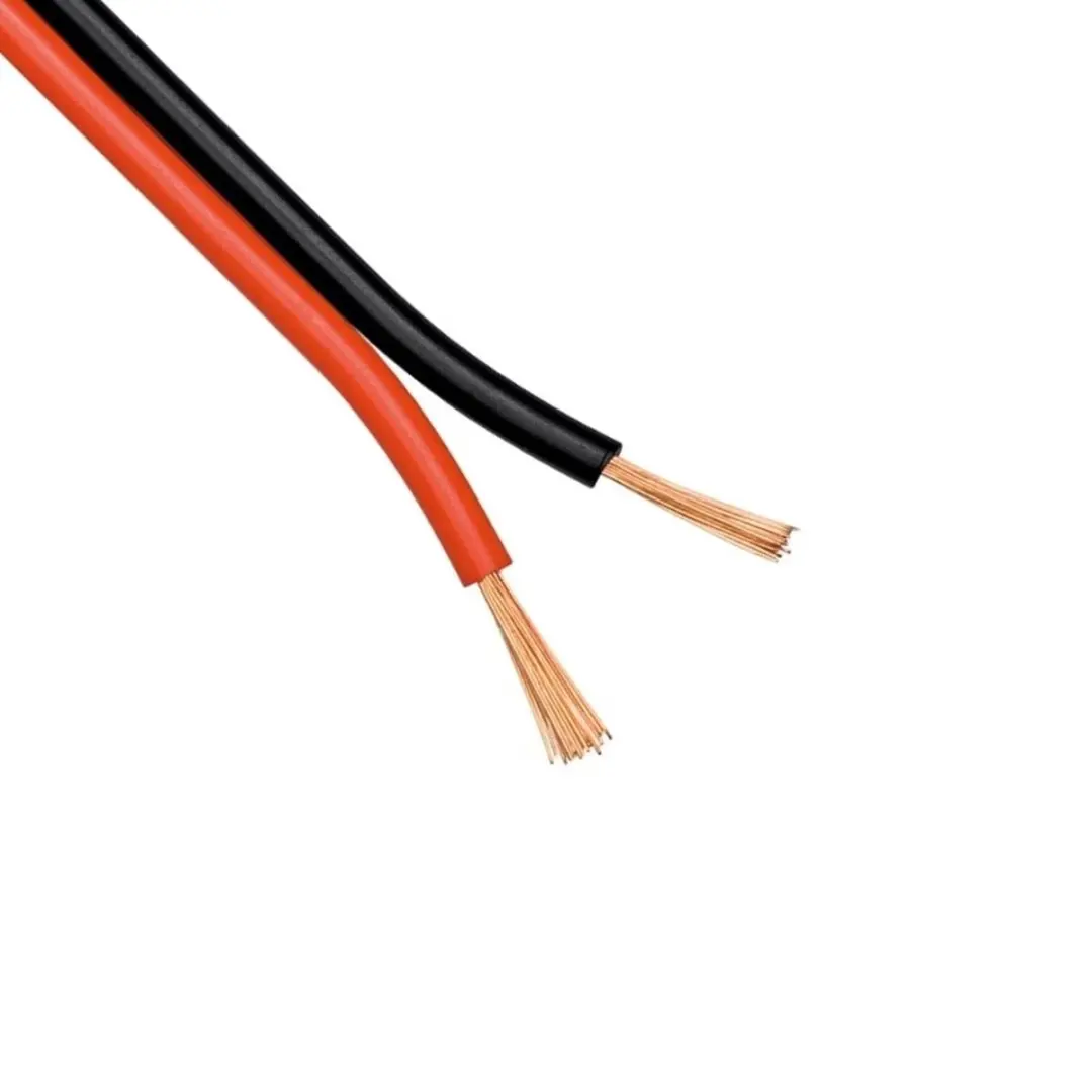 Goobay Luidsprekerkabel CCA 0,75mm² - 2x50m - Zwart/Rood