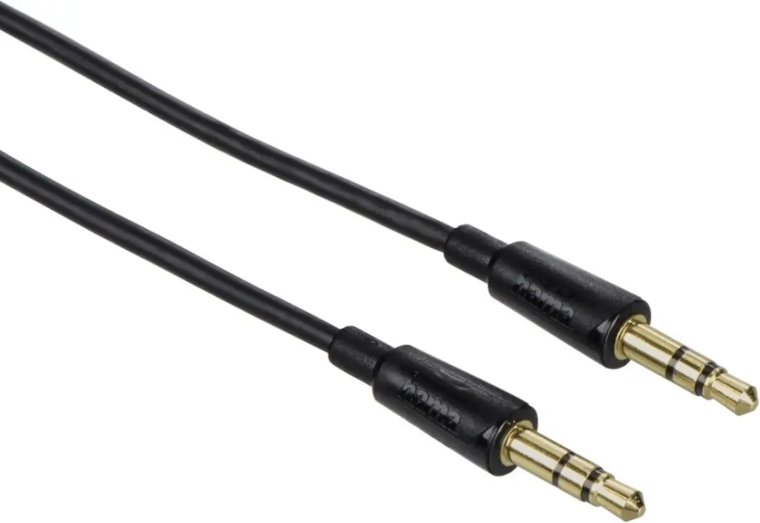 Hama Audiokabel, 3,5-mm-jack stekker-stekker, stereo, 1,5 m, zwart