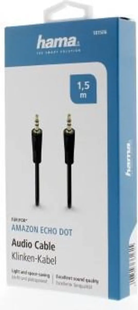 Hama 3,5mm Jack Audiokabel Stereo 1,5m - Kleurenmix
