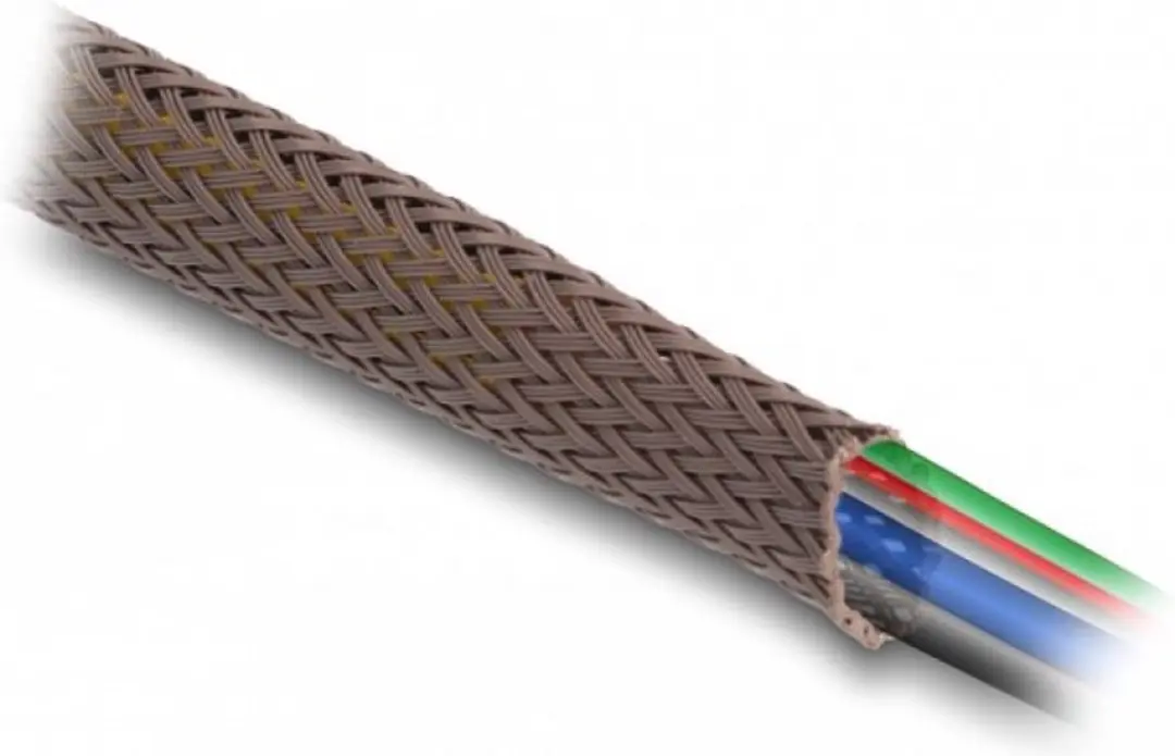 Delock Braided Sleeve 2m Ø12mm - Bruin