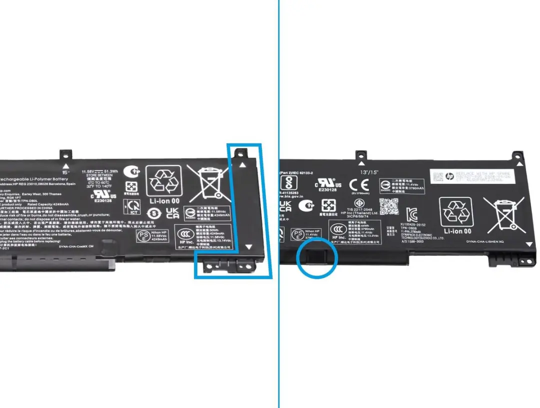 HP M01524-2C1 Batterij - 45Wh