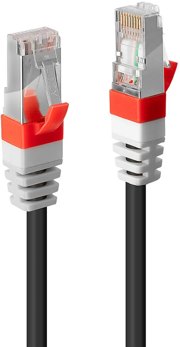 LINDY 45367 RJ45 Netwerkkabel, patchkabel 7.50 m Zwart 1 stuk(s)