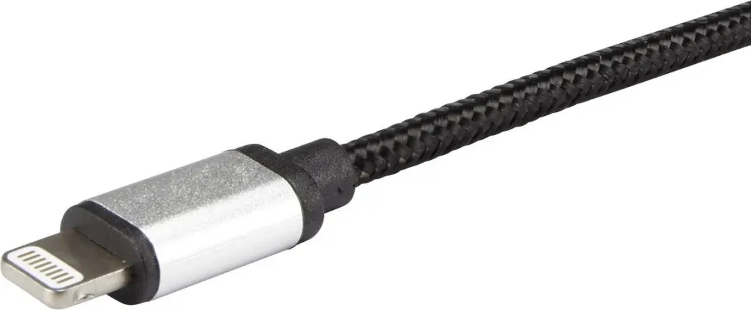 Renkforce RF3969327 USB-kabel 0.5m - USB-A naar Lightning - Donkergrijs