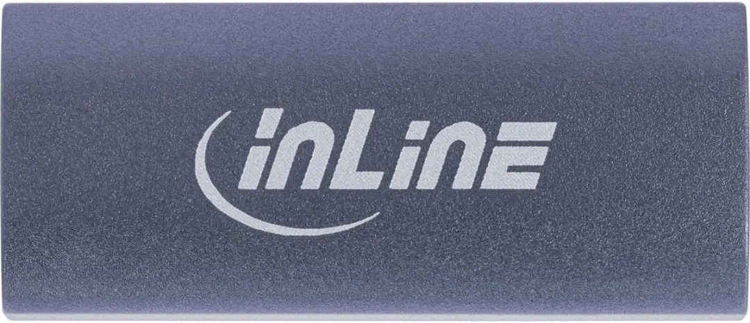 InLine USB4 Adapter USB-C Vrouwelijk - Aluminium Grijs