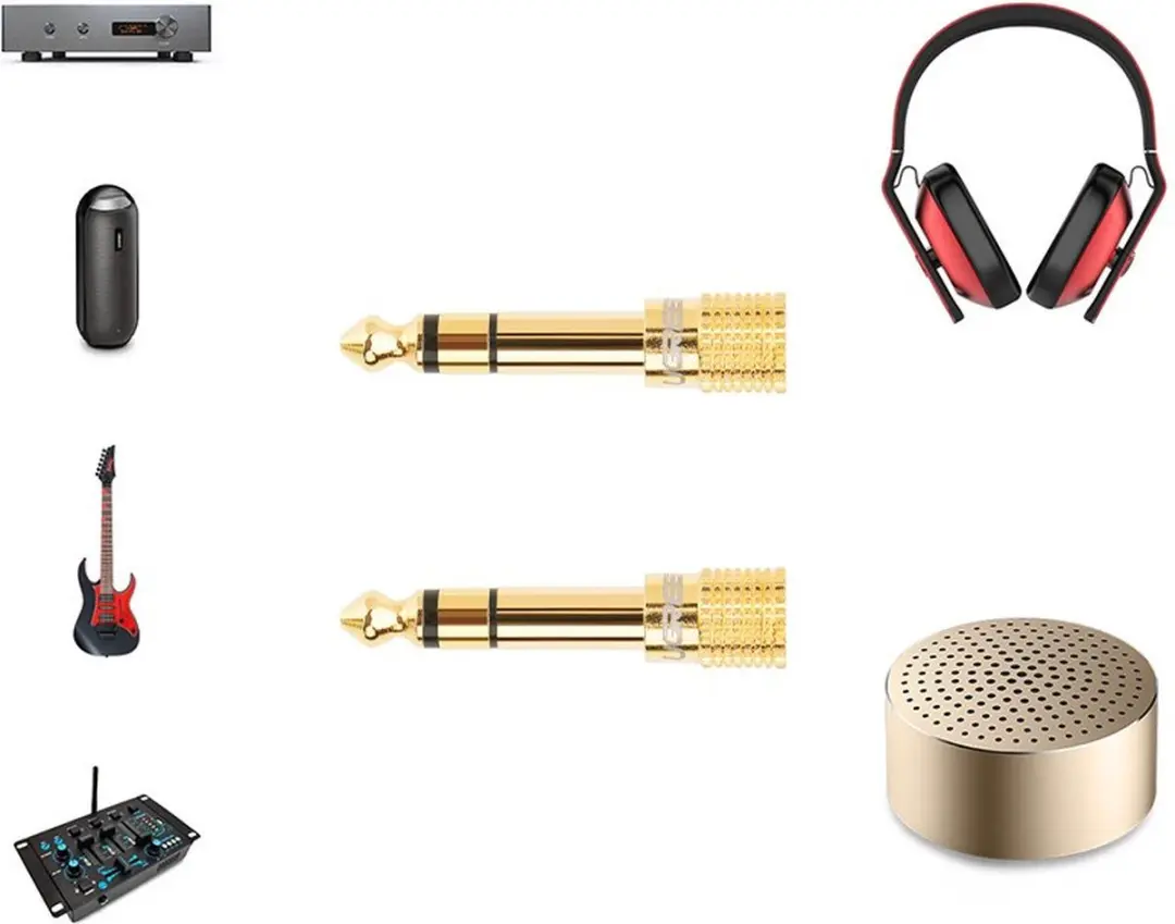 UGREEN 3.5mm naar 6.3mm Jack Adapter - Goud