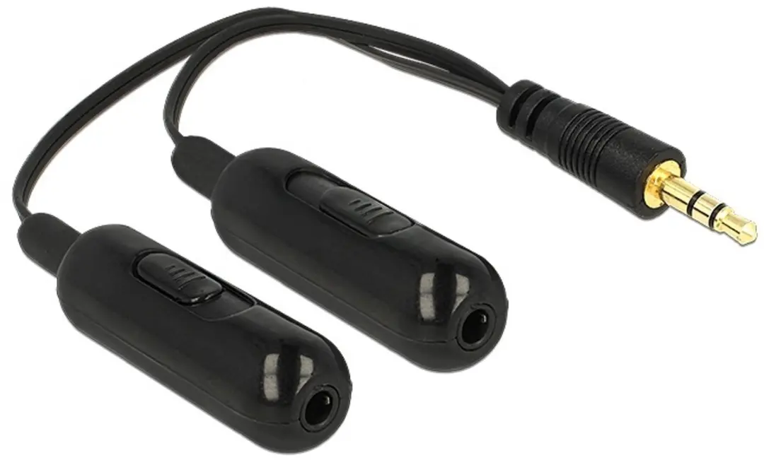 Delock 3,5mm Jack Audio Splitter 2x