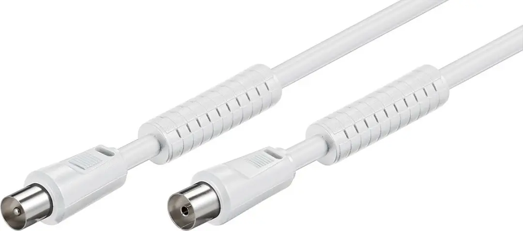 Goobay Antenna Cable with Ferrite (80 dB), Double Shielded 7.5 m