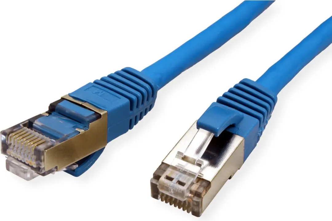VALUE Patchkabel Cat.6 (Class E) S/FTP (PiMF), LS0H, blauw, 3 m