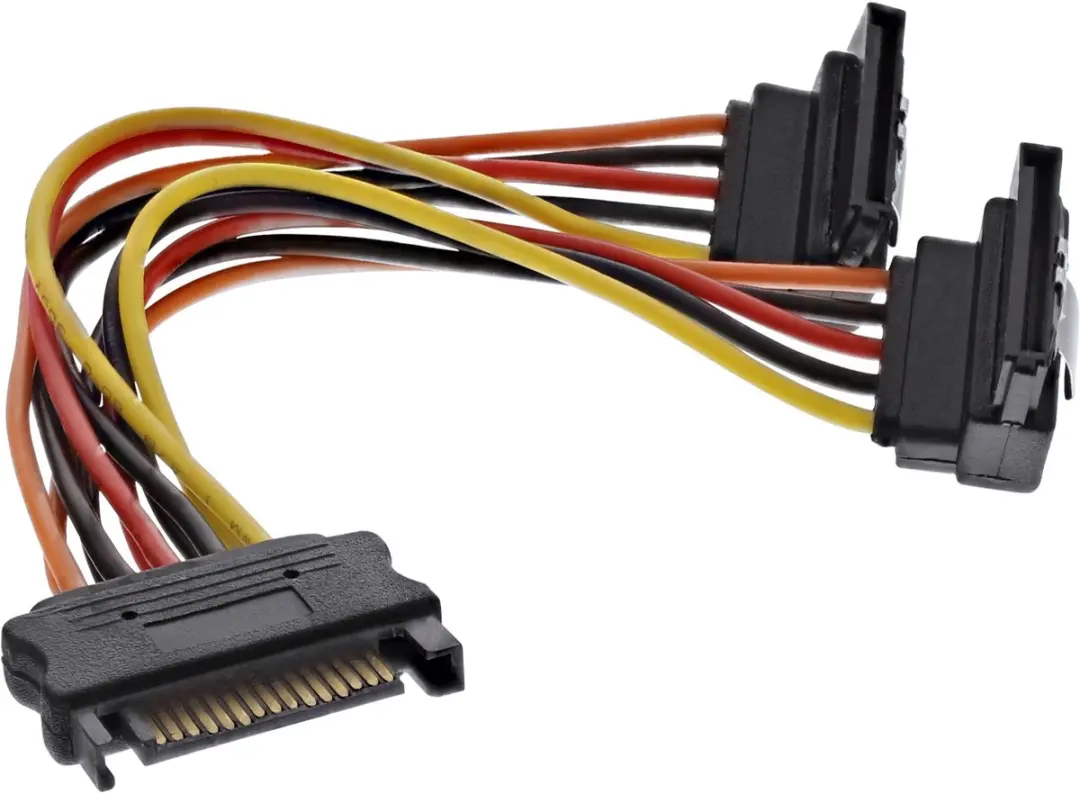InLine SATA Y-kabel 0,15m