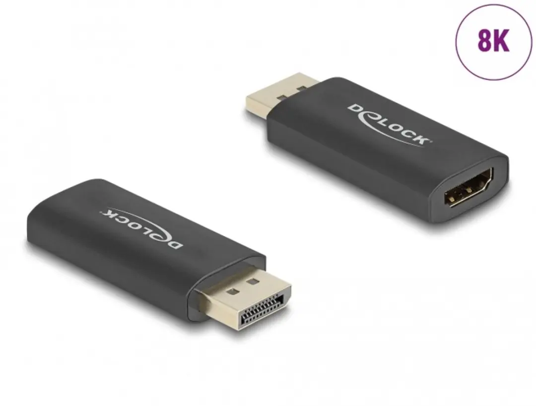 Delock Active DisplayPort 1.4 naar HDMI Adapter 8K